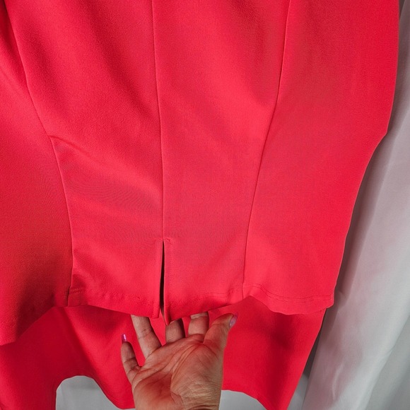 Brioche 2 piece blouse skirt set hot pink size 7/8 professional fitted‎ comfort - Picture 3 of 11